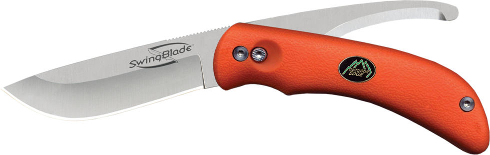 Нож складной Outdoor Edge Swingblaze с поворачивающимся лезвием, оранжевый