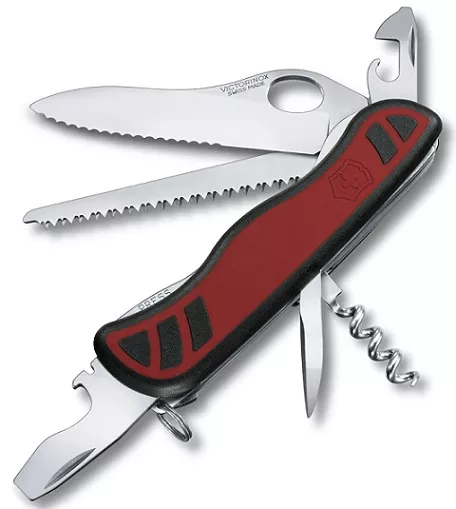 Нож перочинный Victorinox Forester 111мм 10 функций красный/черный