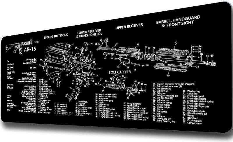Ковёр оружейный неопреновый 120х60
