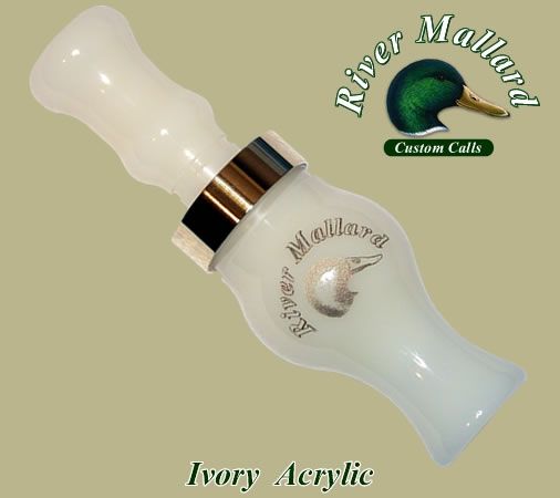Манок духовой River Mallard Calls Ivory acrylic single reed (Утка)