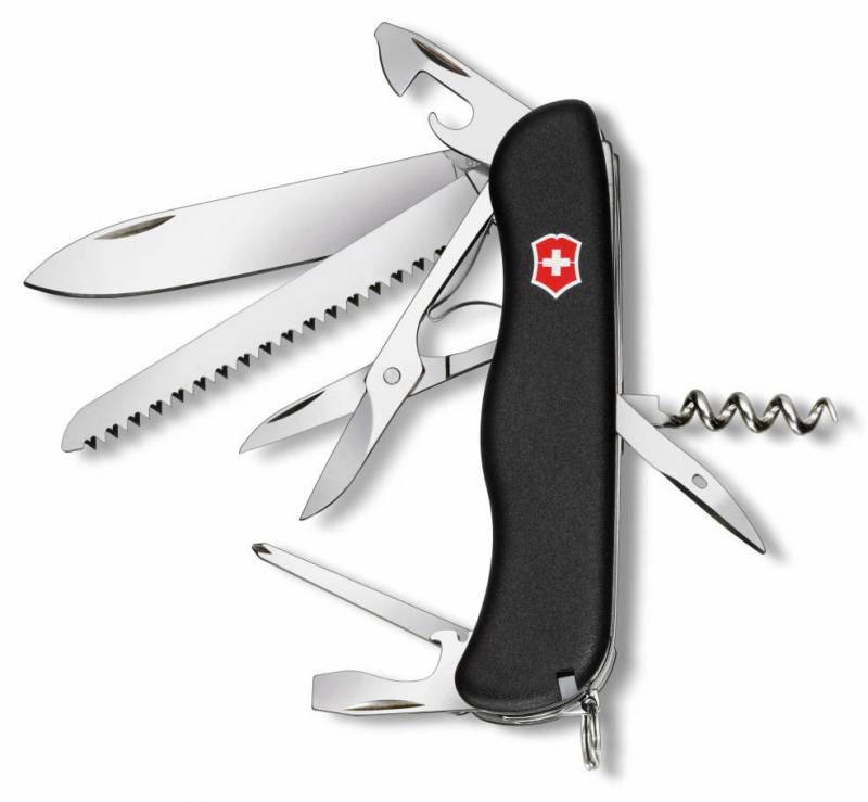 Нож перочинный Victorinox Outrider 111мм 14 функций чёрный