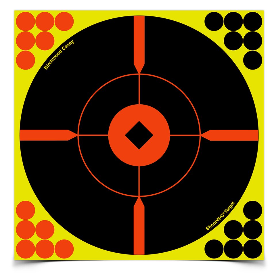 Мишень бумажная Birchwood Shoot•N•C® Bull's-eye "BMW" 300мм