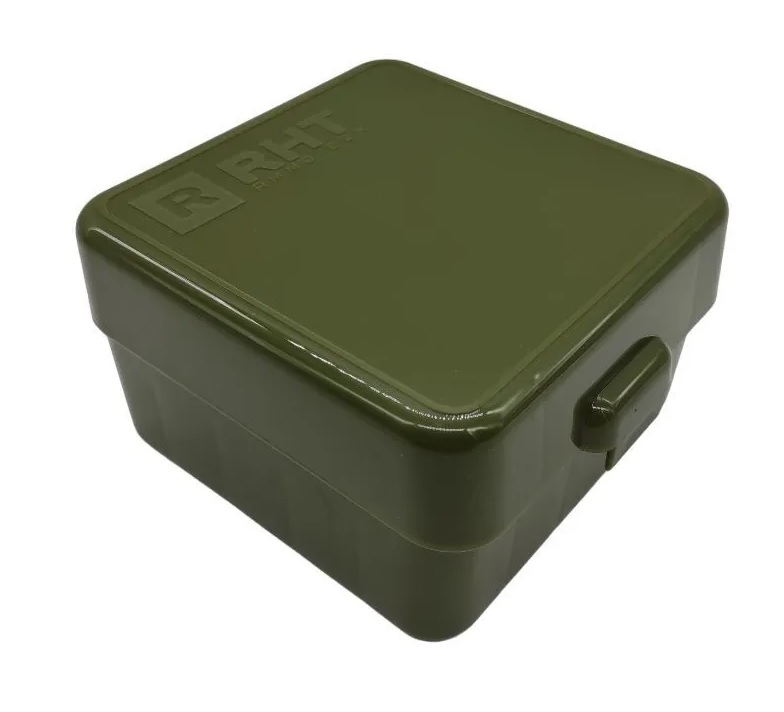 Коробка RHT Ammo Box 25 патронов 12 калибр, зеленый