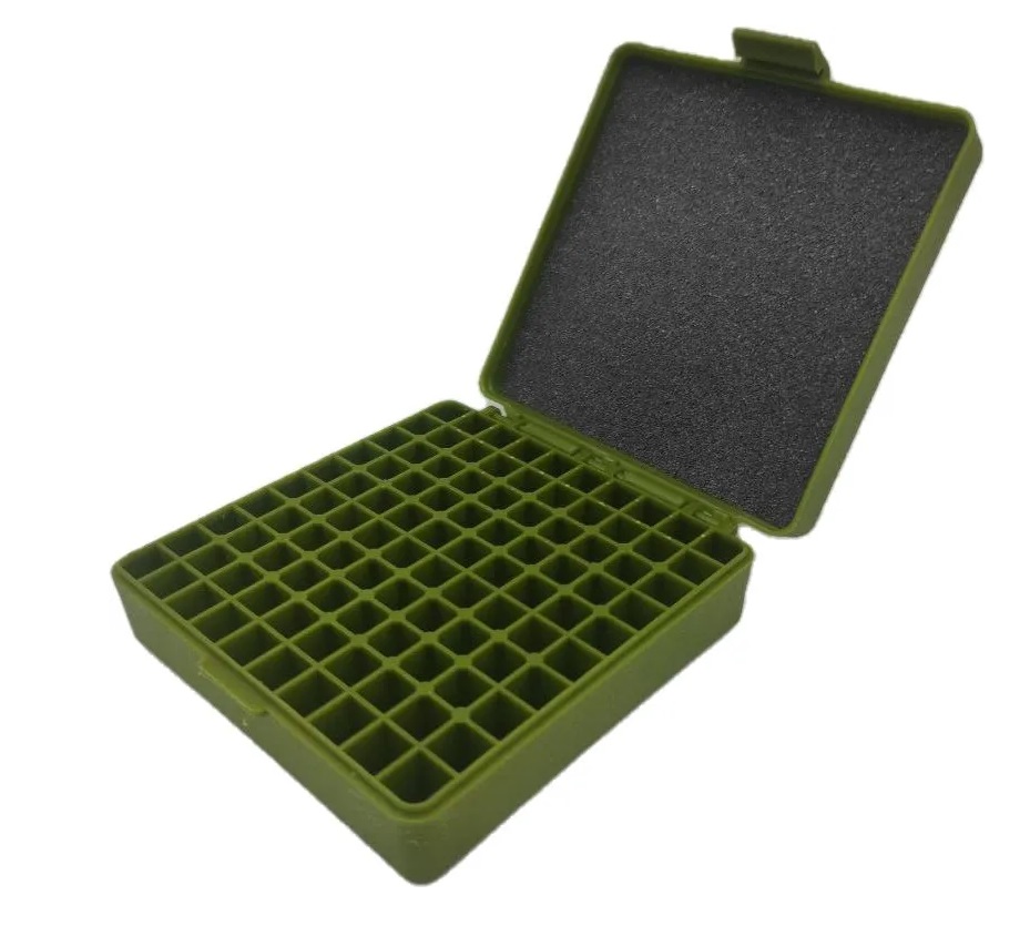 Коробка RHT Ammo Box на 100 патронов .22LR, зеленый