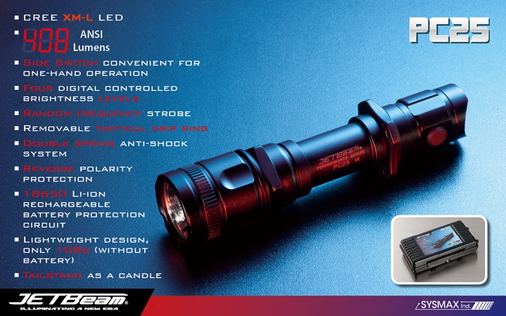 Фонарь тактический JETBEAM PC25
