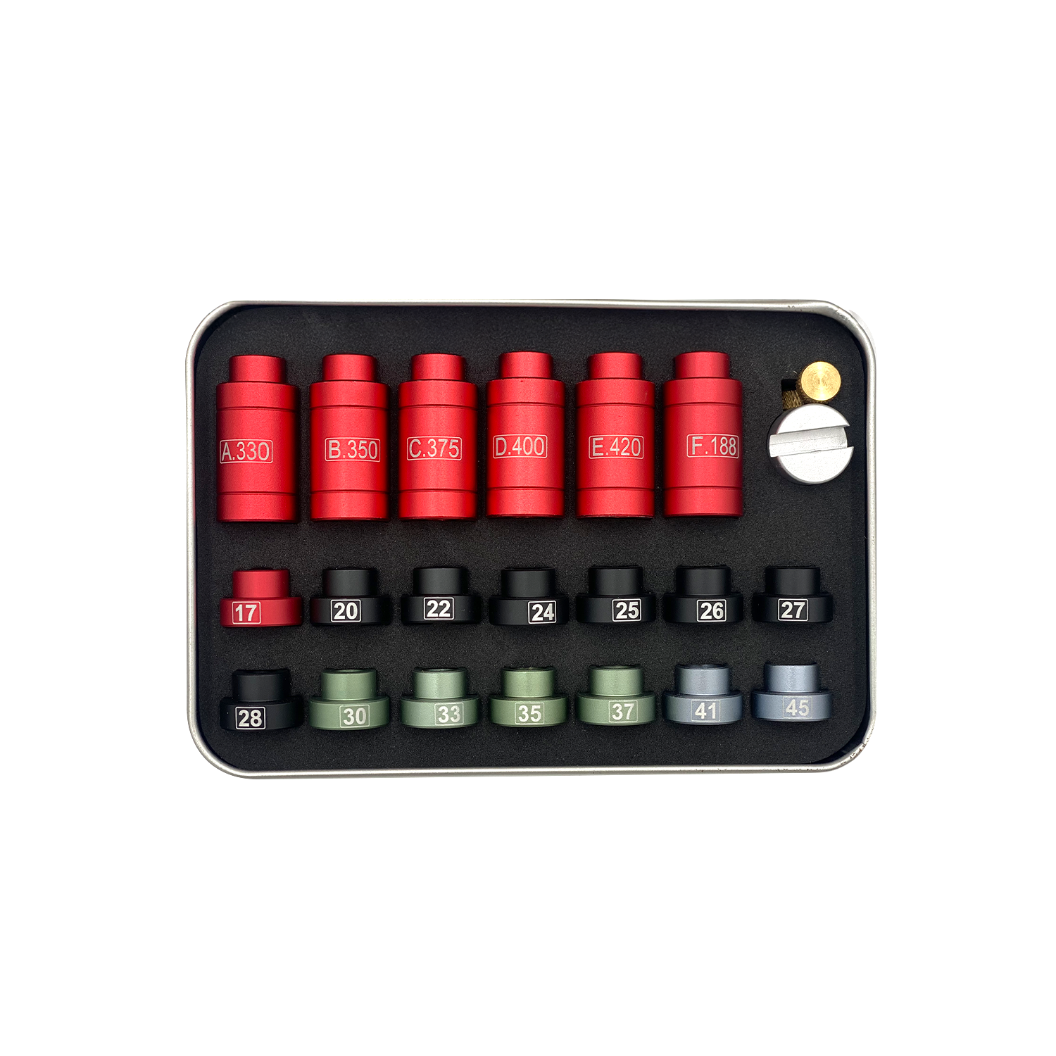 Универсальный набор компараторов для гильз и пуль GF-3556