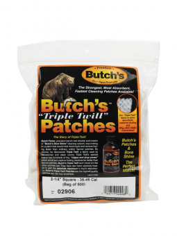 Патчи Butch's для чистки .35-45 500шт.