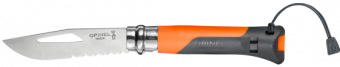 Нож Opinel №8 Outdoor оранжевый