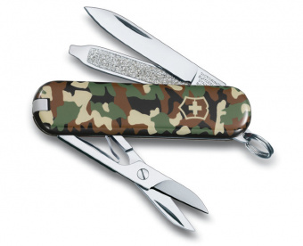 Нож перочинный Victorinox Classic 58мм 7 функций камуфляж