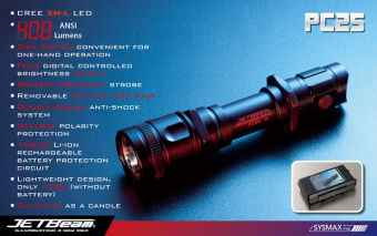 Фонарь тактический JETBEAM PC25
