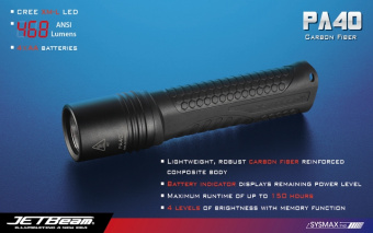 Фонарь тактический JETBEAM PA40