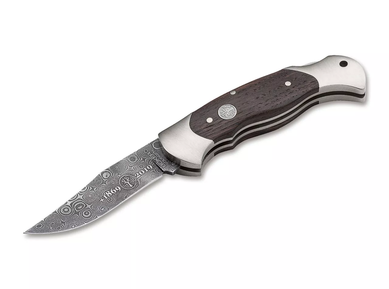 Нож складной Boker Scout Dampfmaschinen-Damast