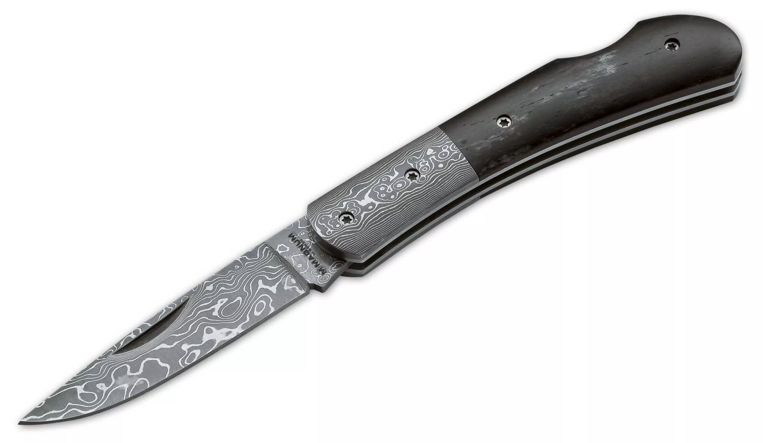 Нож складной Boker Magnum Black Bone Damascus