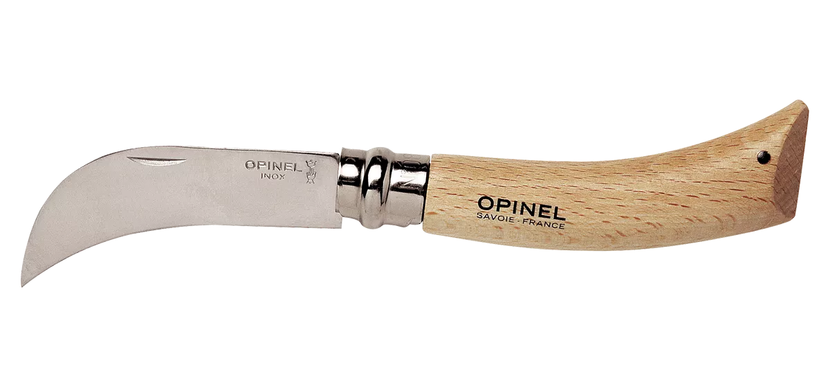 Нож садовый Opinel №8 с изогнутым лезвием