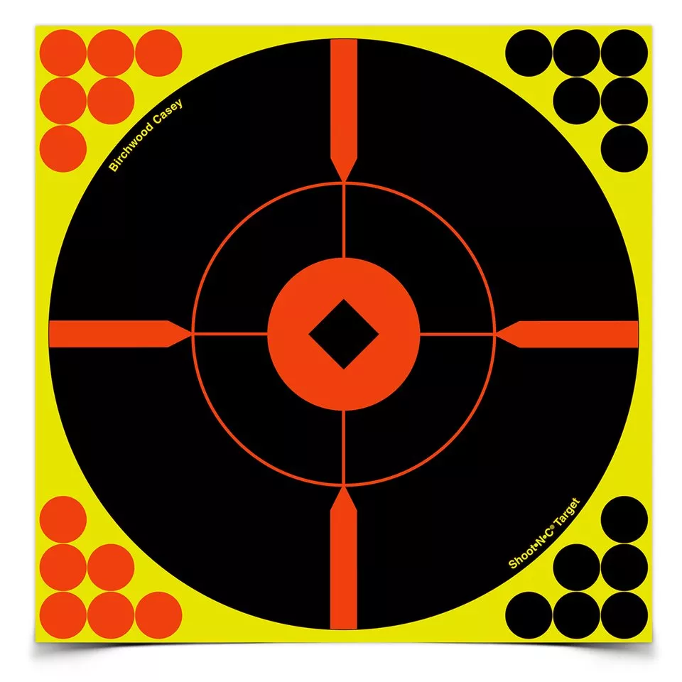 Мишень бумажная Birchwood Shoot•N•C® Bull's-eye "BMW" 300мм