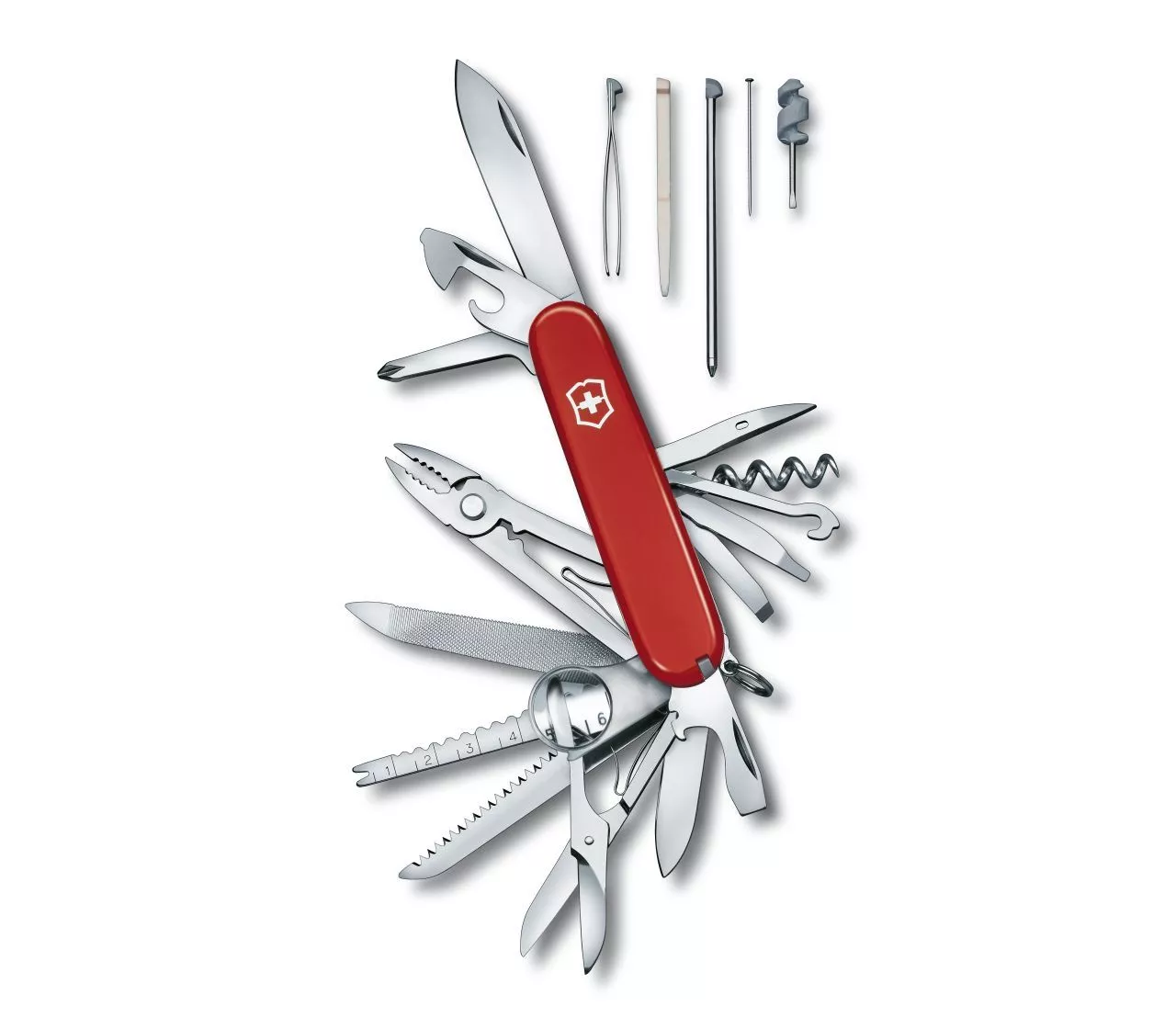 Нож перочинный Victorinox SwissChamp 91мм 33 функции красный
