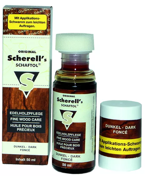 Средство для обработки дерева Scherell Schaftol 50мл (тёмно-коричневое)