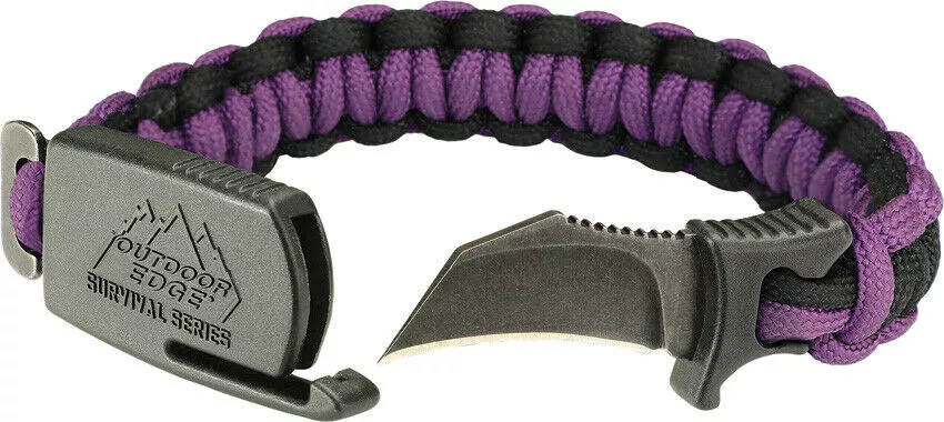 Нож-браслет Outdoor Edge фиолетовый, размер S