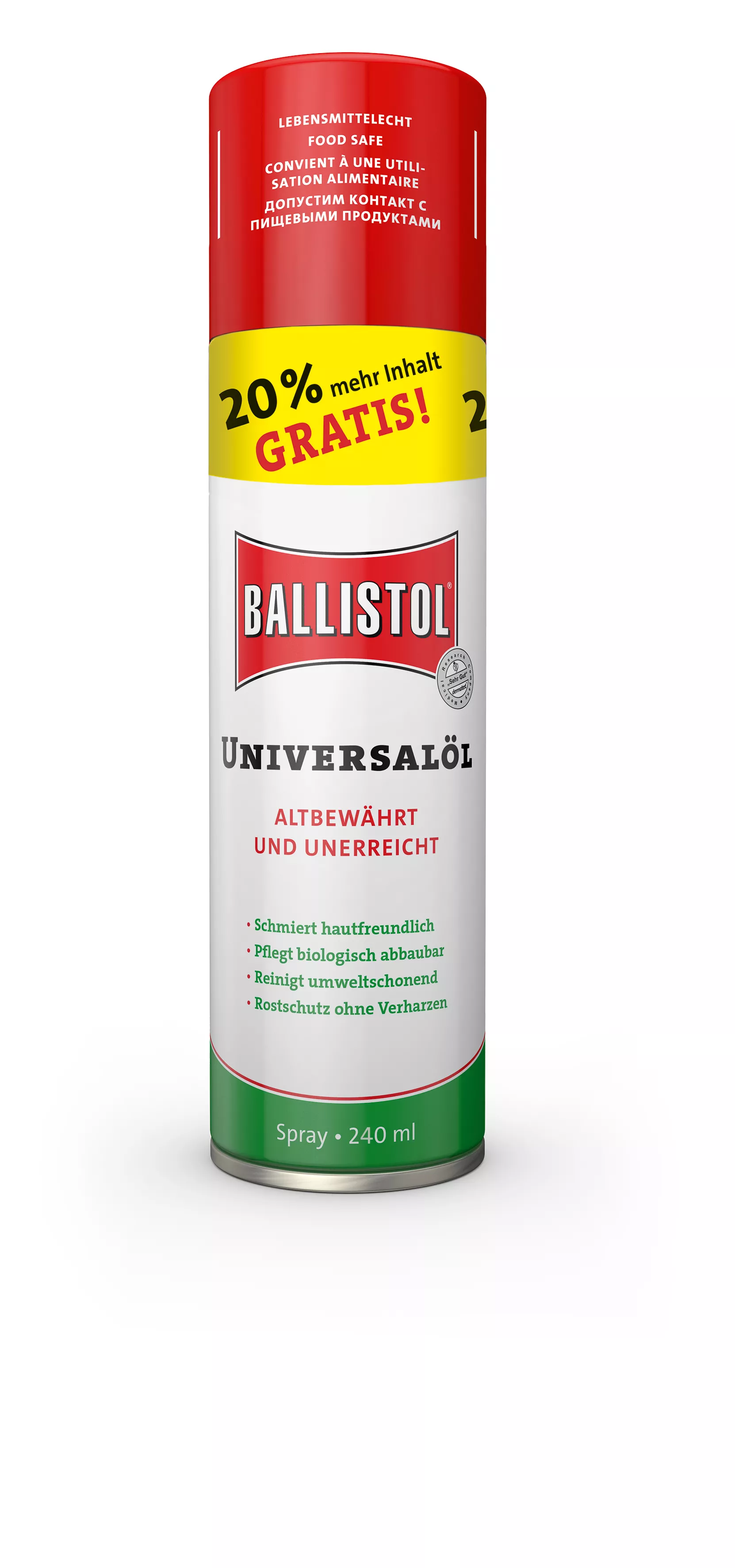 Масло оружейное Ballistol spray 240мл