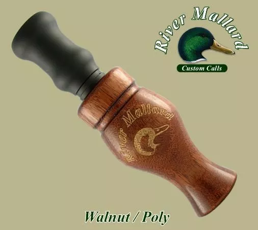Манок духовой River Mallard Calls Walnut/poly double reed (Утка)