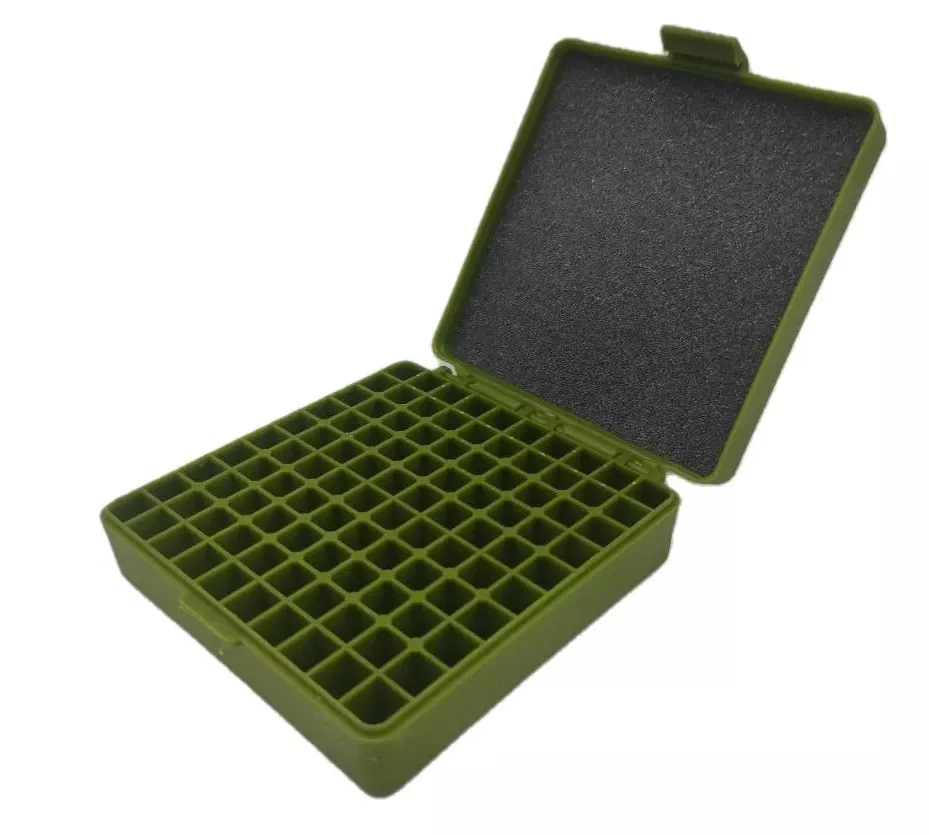 Коробка RHT Ammo Box на 100 патронов .22LR, зеленый