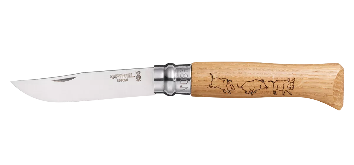 Нож Opinel №8VRI Animalia Boar