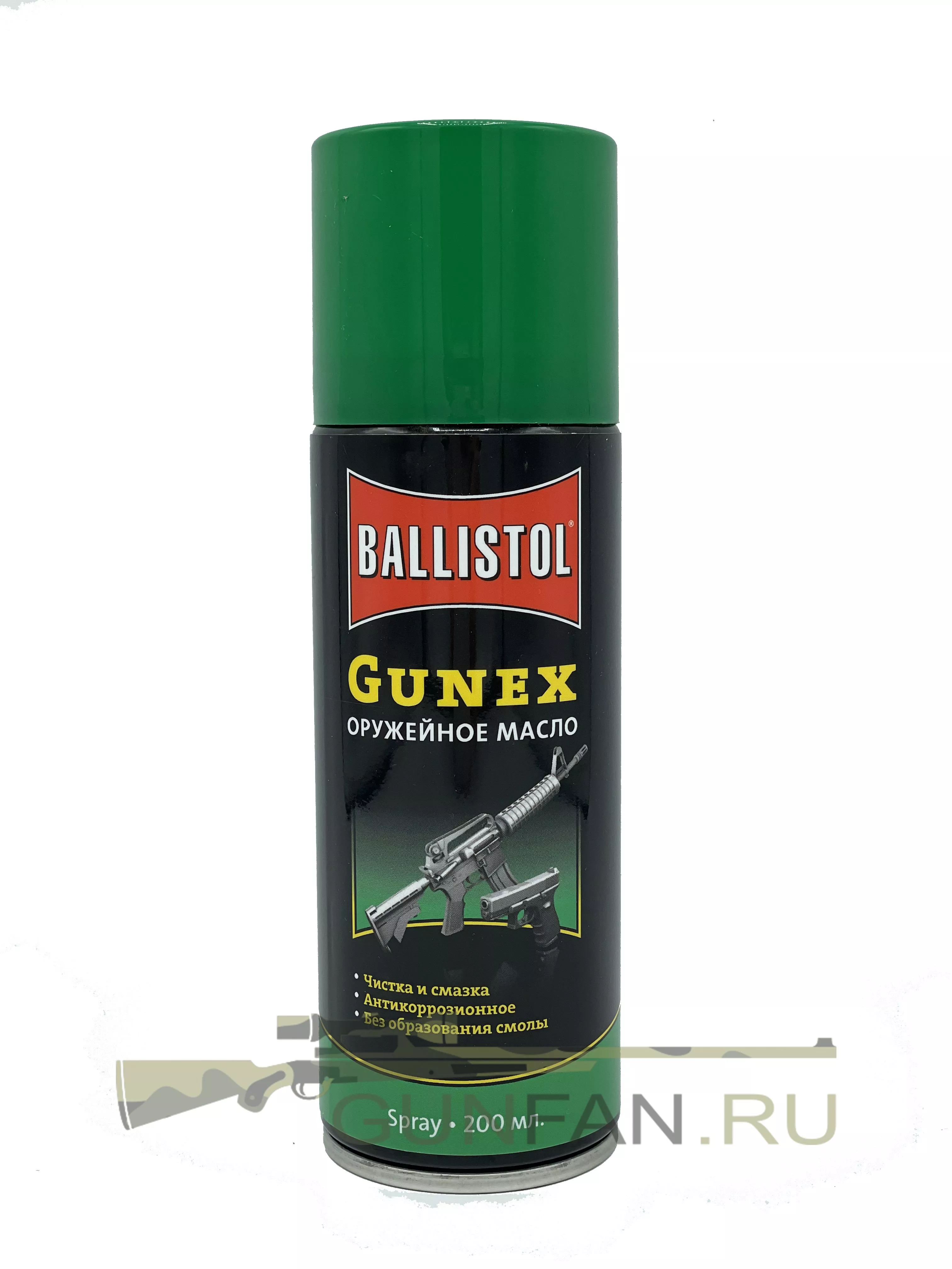 Масло оружейное Ballistol Gunex spray 200мл