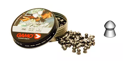 Пули для пневматического оружия Gamo Pro-Magnum cal.5,5, 250шт./уп., вес пули 1,00 г.