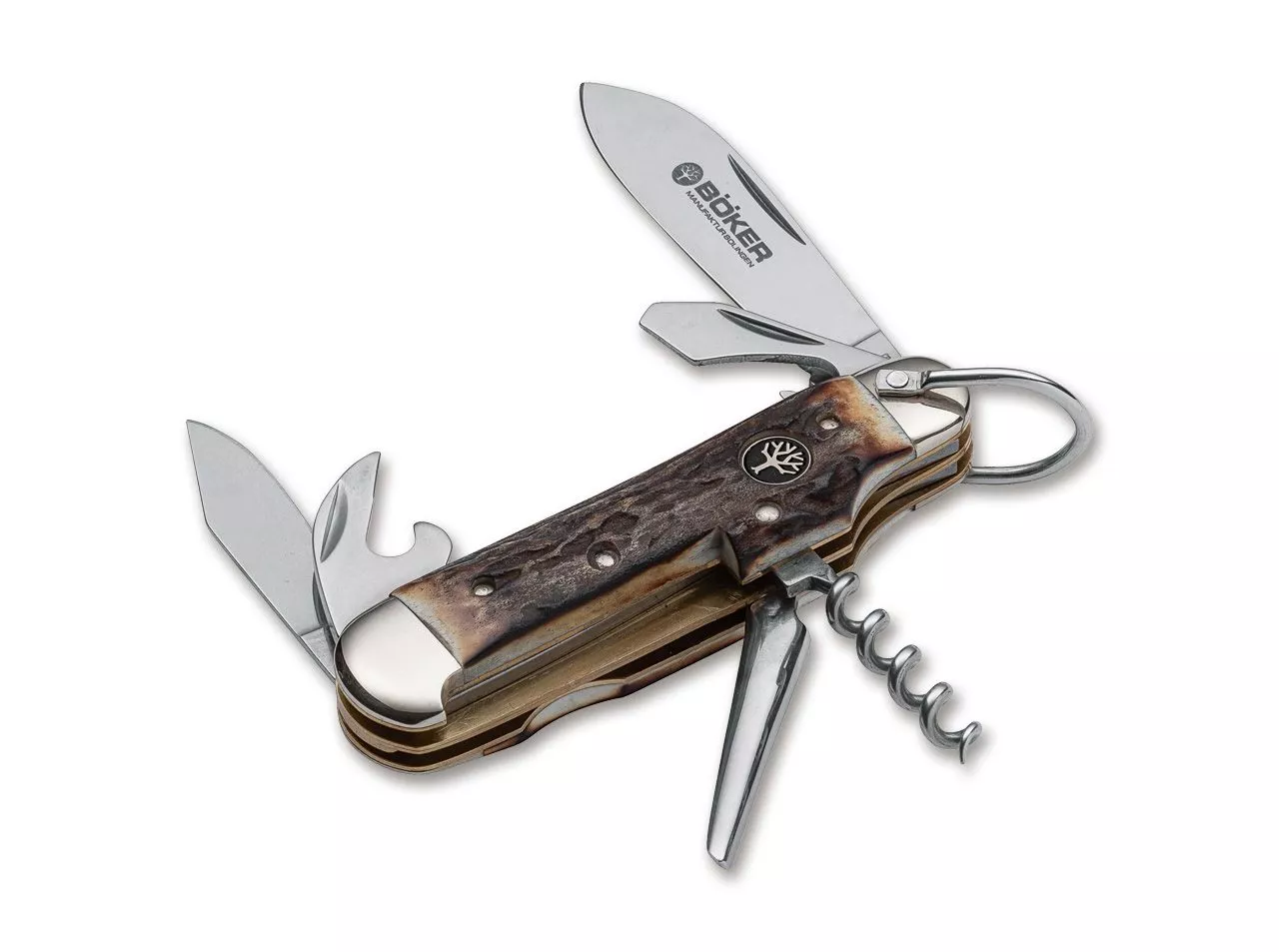 Нож складной Böker Sportmesser Hirschhorn