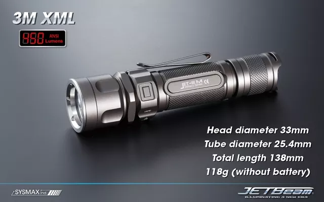 Фонарь тактический JETBEAM 3M XML