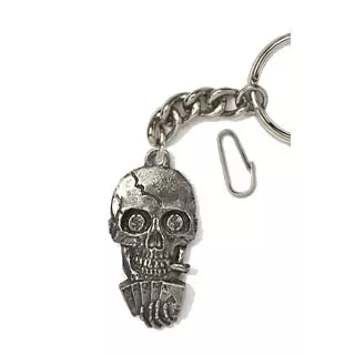 Брелок GGHarris череп игрок