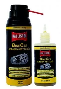 Масло керамическое Ballistol BikeCer спрей 100мл для велосипедных цепей